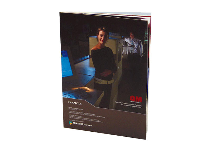 QM Technologies - Prospectus design
