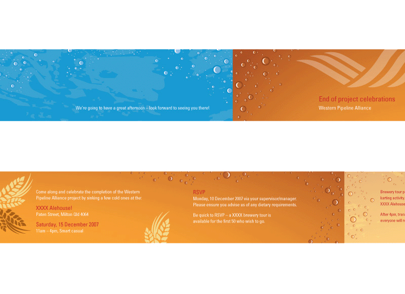 Western Pipeline Alliance - Corporate invitation design