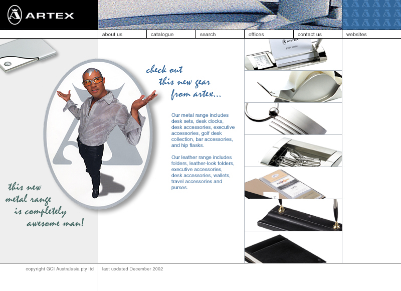 Inoxcrom Artex - Concept development and site design